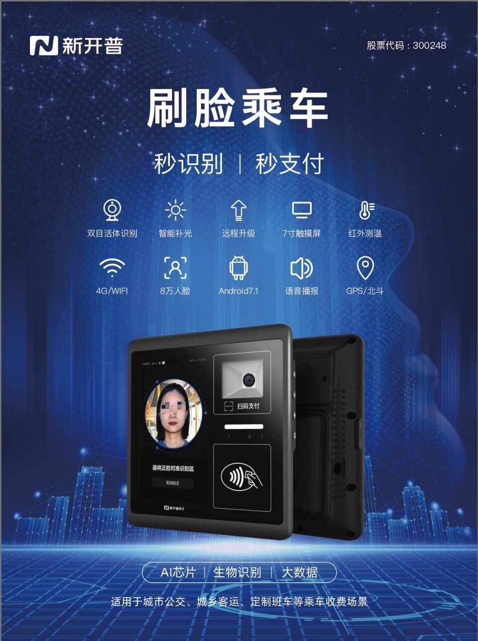 秒识别 闪支付 靠脸出行 步履不停！(图1)