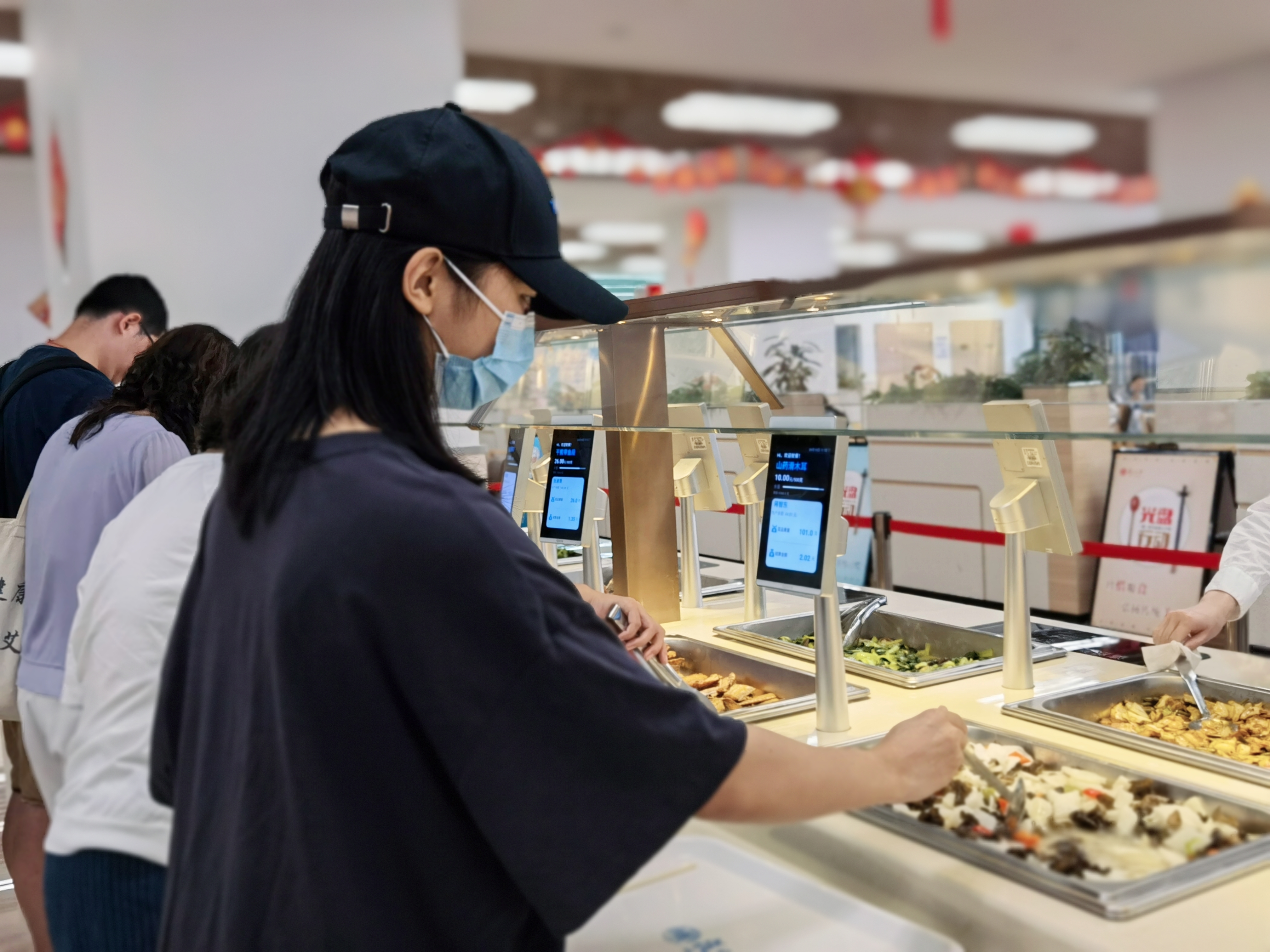 光盘行动 | 金沙贵宾热线检测中心自助称重计量智慧餐厅解决方案正式亮相复旦大学！(图3)